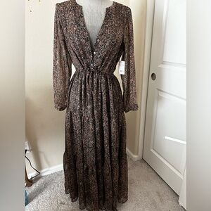 NWT lucky brand bohemian style dress
